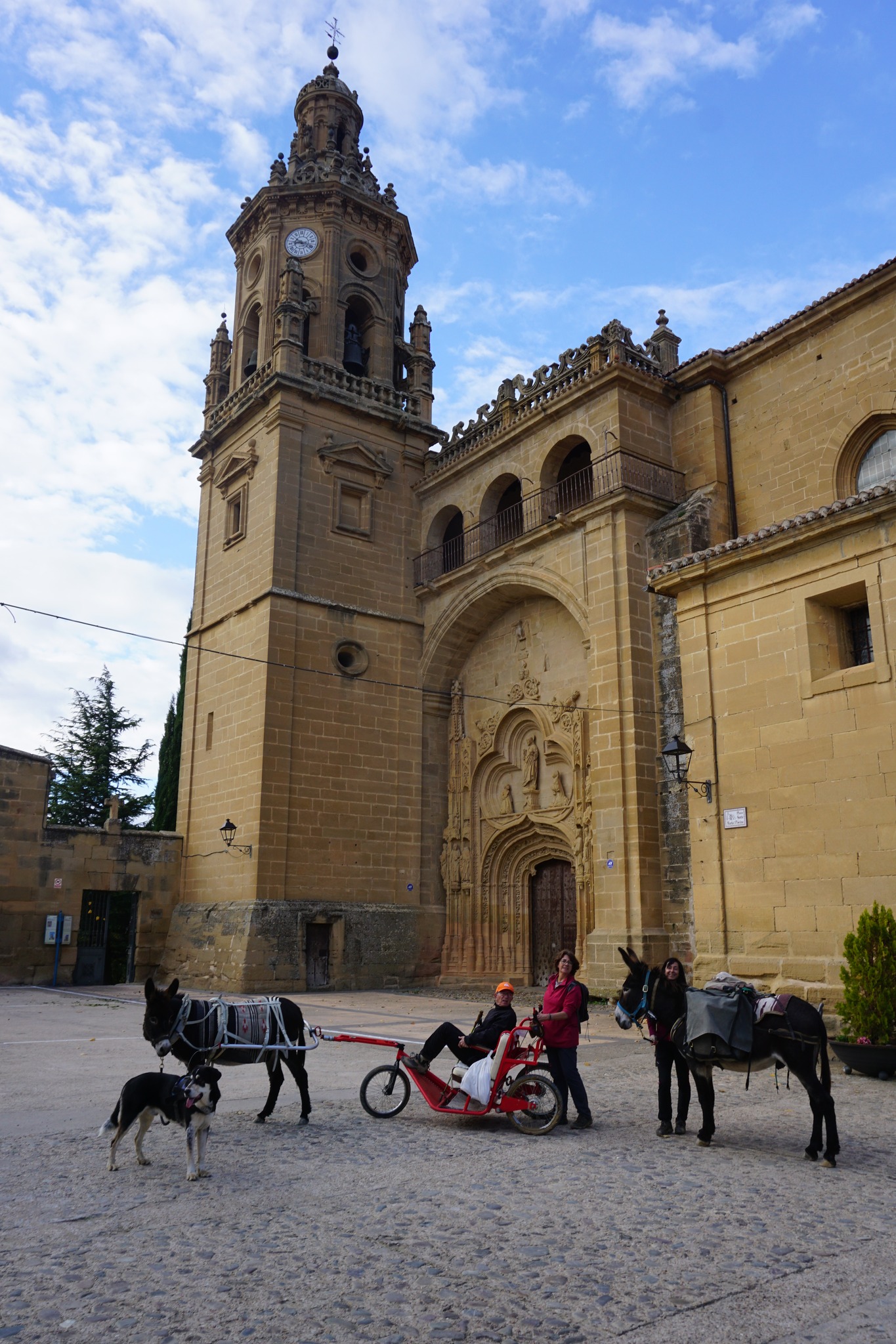 Where can you ride a donkey in Spain?